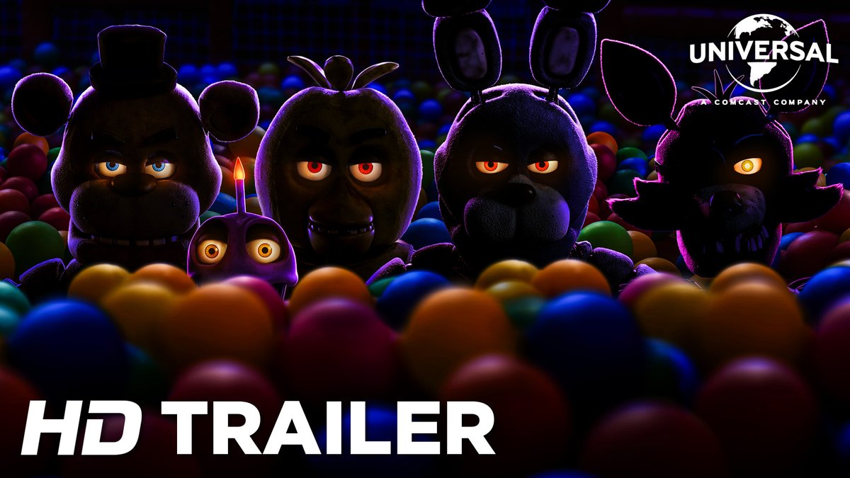 ¿Crees que puedas sobrevivir al turno nocturno? Mira ya el nuevo tráiler de #FiveNightsAtFreddys. 🍕