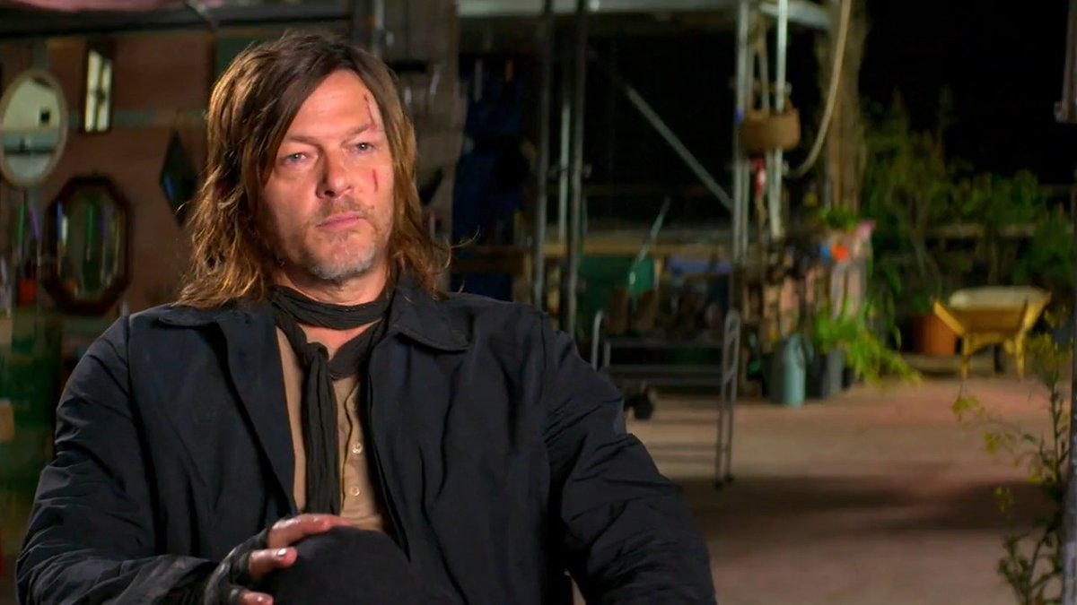 Chocolates, sandwiches and candy. The cast of #DarylDixon shares three things they need to travel with... and possibly were hungry on set.