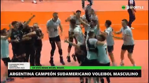 ¡Argentina 🇦🇷 es campeón del Sudamericano de vóley después de 59 años! Le ganó 3-0 a Brasil 🇧🇷 con parciales de 25-19, 29-27 y 25-22 en el certamen disputado en Recife. La última vez que se había quedado con el título había sido en 1964 vs. Venezuela.