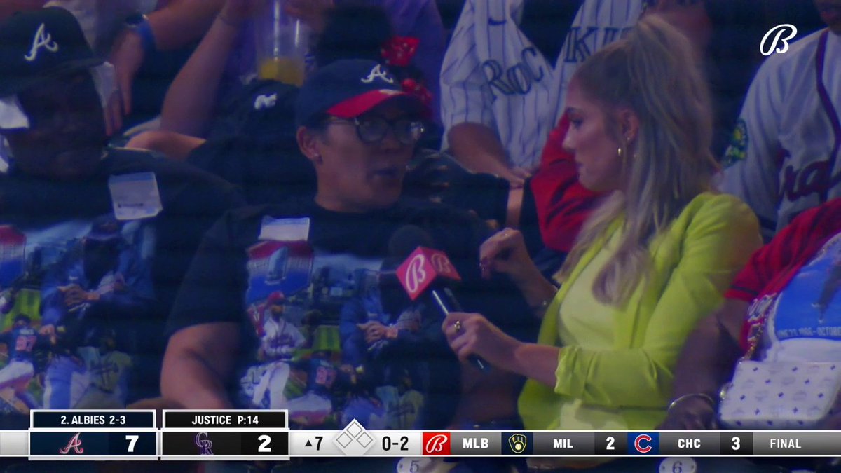 Braves pitcher Darius Vines’ mother was brought to tears after he went six strong innings in his MLB debut