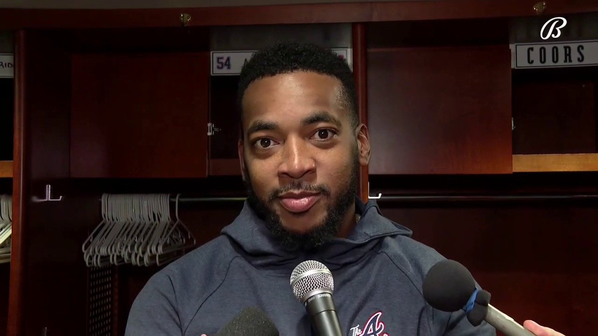 "I wish my dad was here, but I felt his energy out there for sure." Atlanta Braves rookie Darius Vines reacts to his impressive MLB debut.
