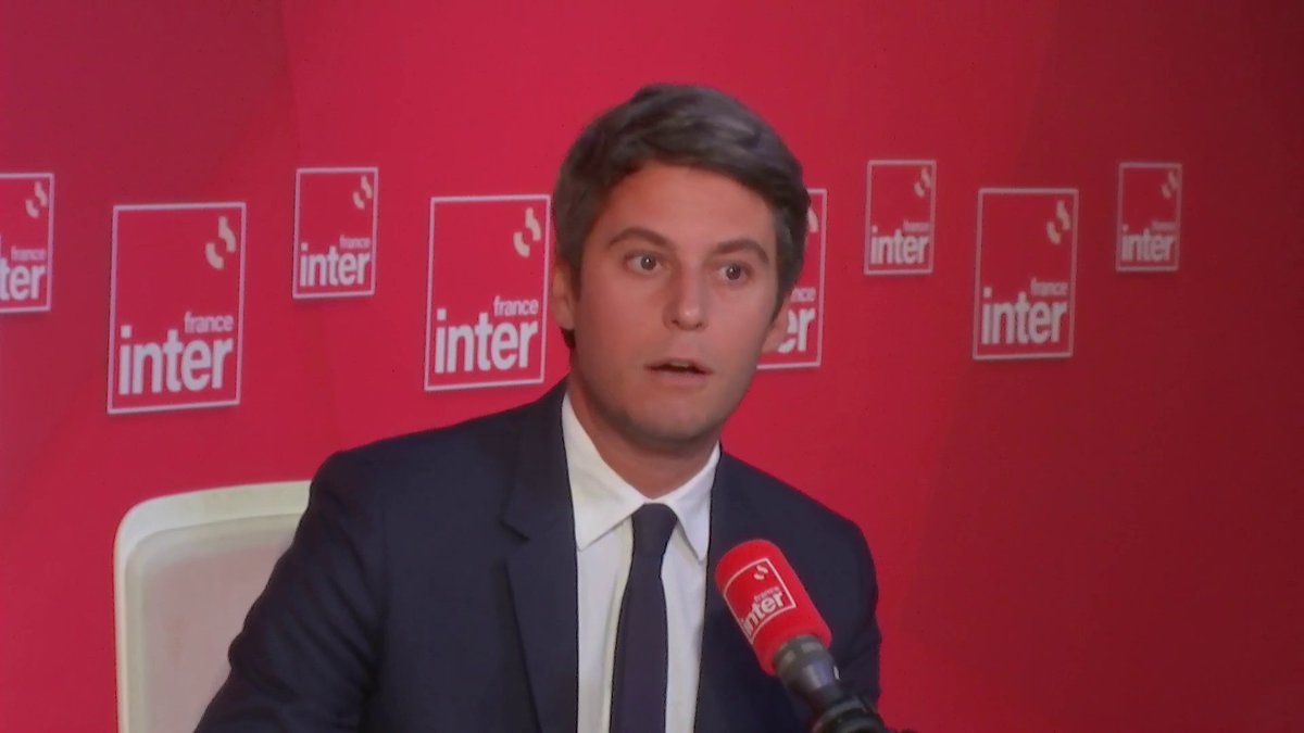 🇫🇷 FLASH | Après avoir annoncé l'interdiction de l'abaya à l'école, le ministre de l'Éducation, Gabriel #Attal, a déclaré que la nouvelle règle concernerait également le port du qamis pour les garçons. 👉 « Il n’entreront pas en classe dès lundi ».
