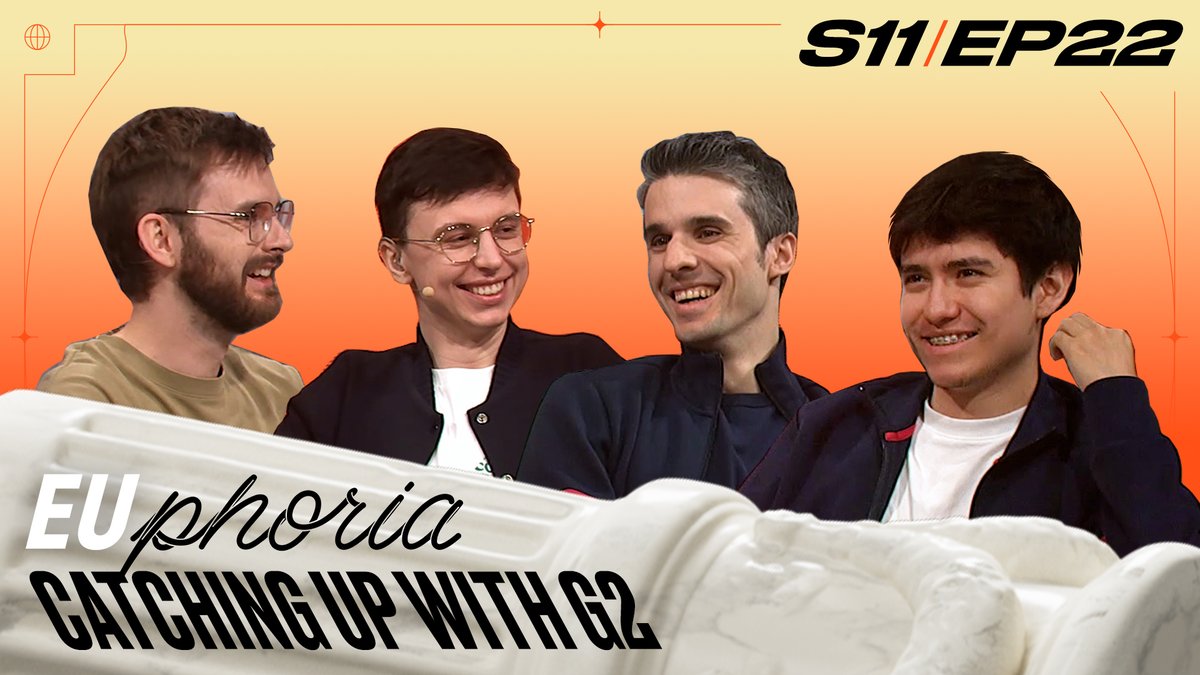 Yep, sounds like Caps Dylan Falco and Martin Sundelin join Drakos and Caedrel on EUphoria to discuss all things #LEC and G2 League of Legends! 📺 🔊
