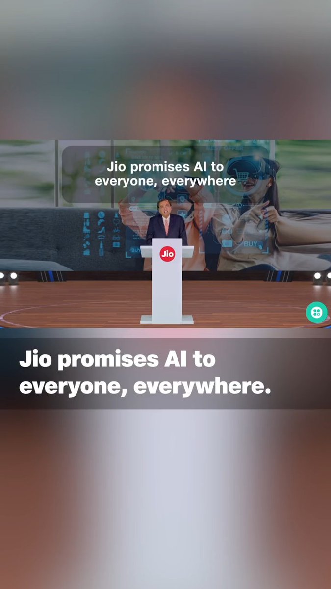Shri Mukesh Ambani on Artificial Intelligence. #RILAGM #RILAGM2023 #JioTrue5G #ArtificialIntelligence #AI #DigitalIndia #WithLoveFromJio #5G