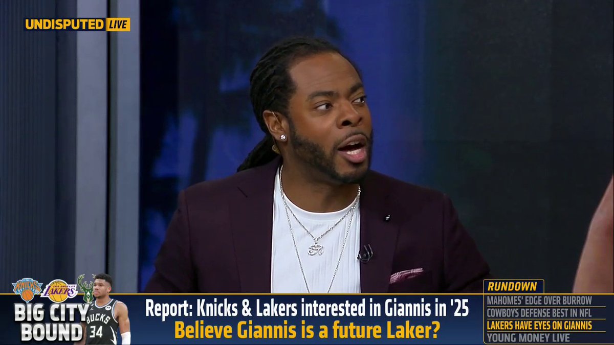Richard Sherman thinks the Lakers and Bucks should discuss an Anthony Davis/Giannis Antetokounmpo swap