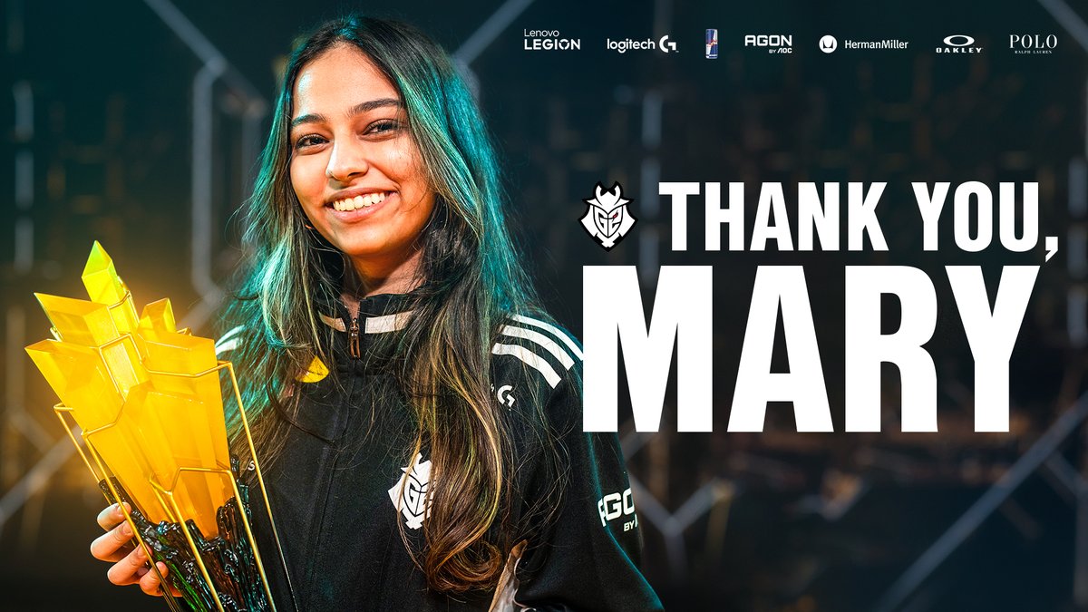 Mary Mode deactivated 😔 Thank you for all the insane plays, clutches and carries Mary ❤️