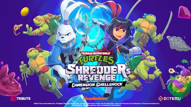 COWABUNGA! TMNT #ShreddersRevenge Dimension Shellshock DLC is out NOW on PC, PS5|4, Xbox &amp; Switch 🔥 Survival Mode 💪New playable characters Usagi &amp; Karai 🎨New color palettes 🎶New OST by Tee Lopes Tribute Games x Nickelodeon Get it now: