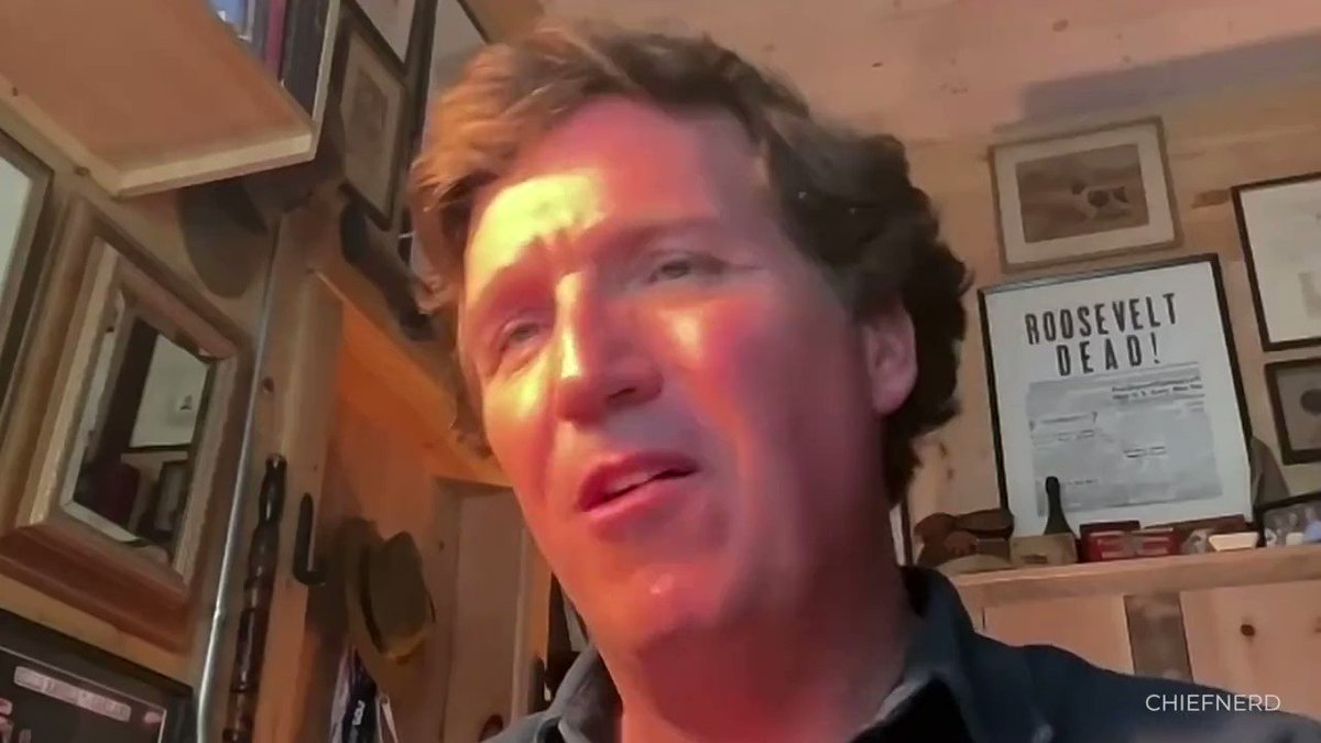 Tucker Carlson who recently said that he's not "a conspiracy person at all" Is now predicting "They" will try to assassinate Donald Trump: "We are speeding towards assassination, obviously. No one will say that, but I don't know how you can't reach this conclusion"🤡