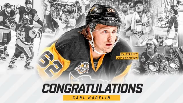 Forever a huge part of Penguins hockey history. Congrats on an accomplished career, Carl Hagelin.