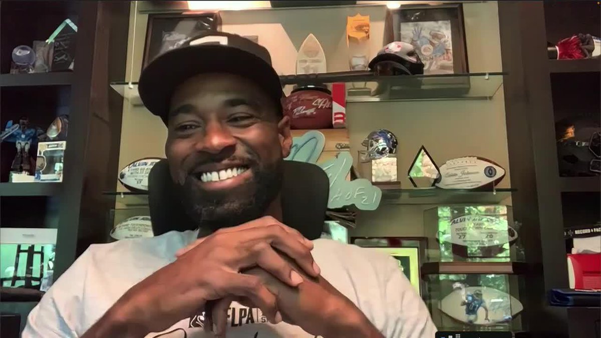 Go ahead and flex Humble King Calvin Johnson Jr. 😎🏆 📺: FanDuel TV | Kay Adams