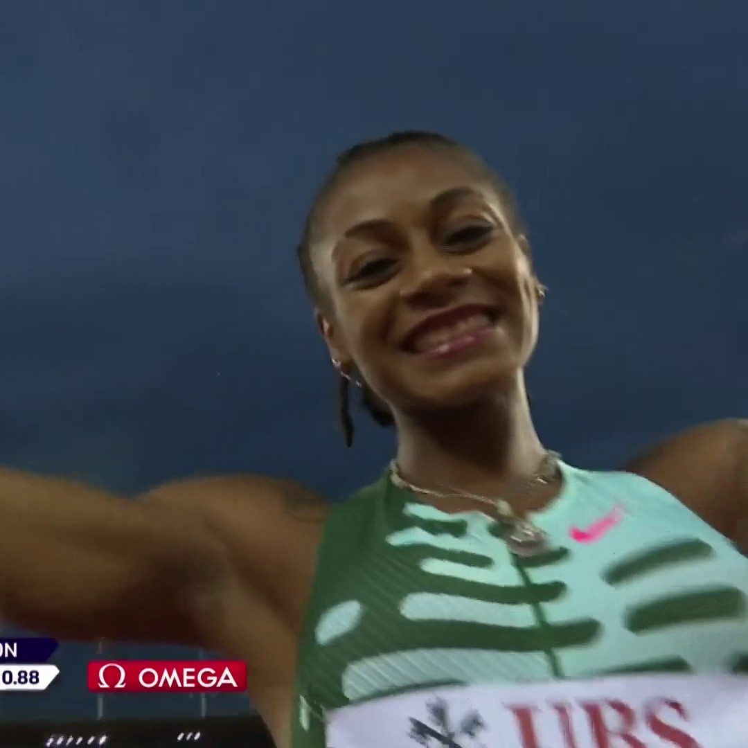 Sha'Carri Richardson wins with EASE! 😤 #ZurichDL (Via: NBC Olympics & Paralympics)