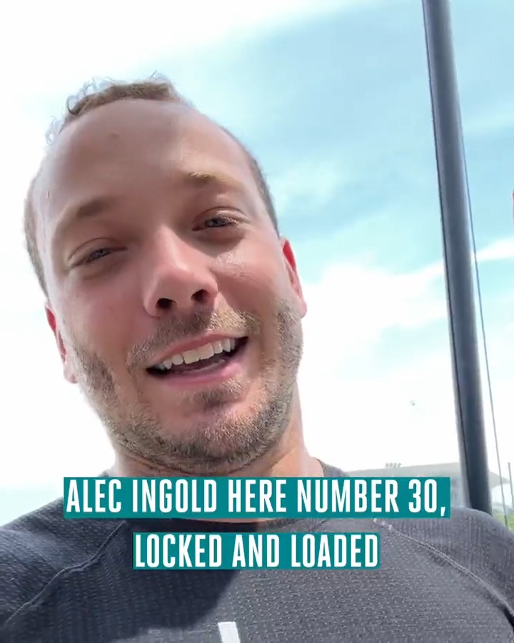 A message from our fullback! Let's gooo Alec Ingold 🙌