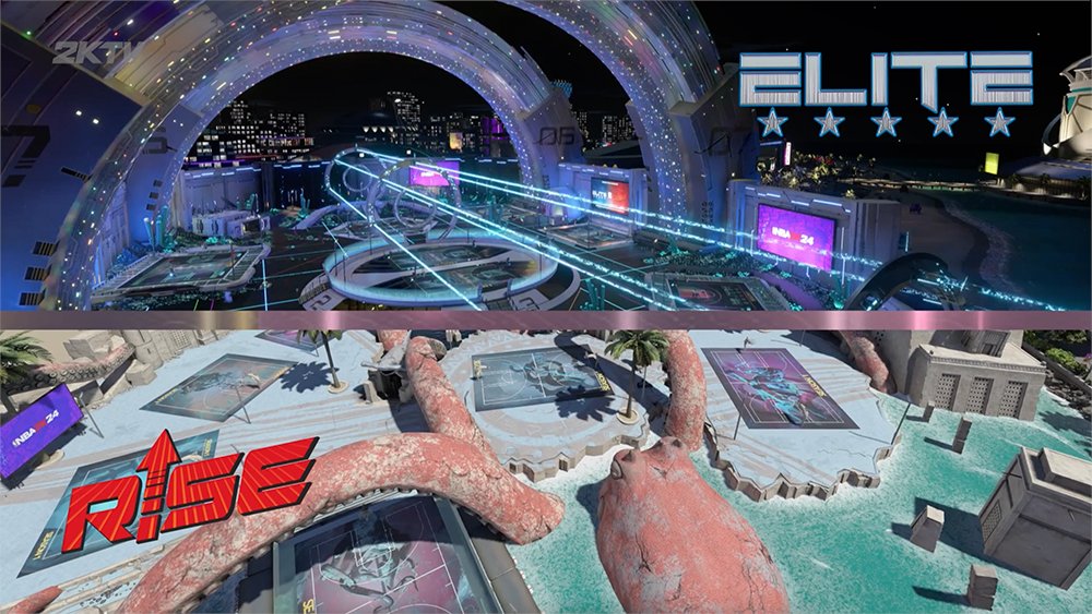 .Chris Manning 🏀 and ShakeDown🎮 take you through what's new with Affiliations in #NBA2K24 👀 Are you siding with ELITE or RISE?