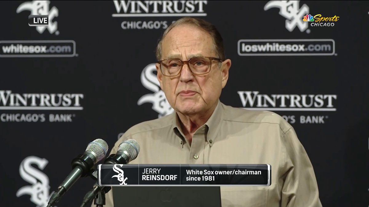 "The conclusion I came to is what we owe our fans and ourselves is to not waste any time." Jerry Reinsdorf explains why he ultimately decided to hire an internal candidate after considering multiple people outside of the organization for the job.
