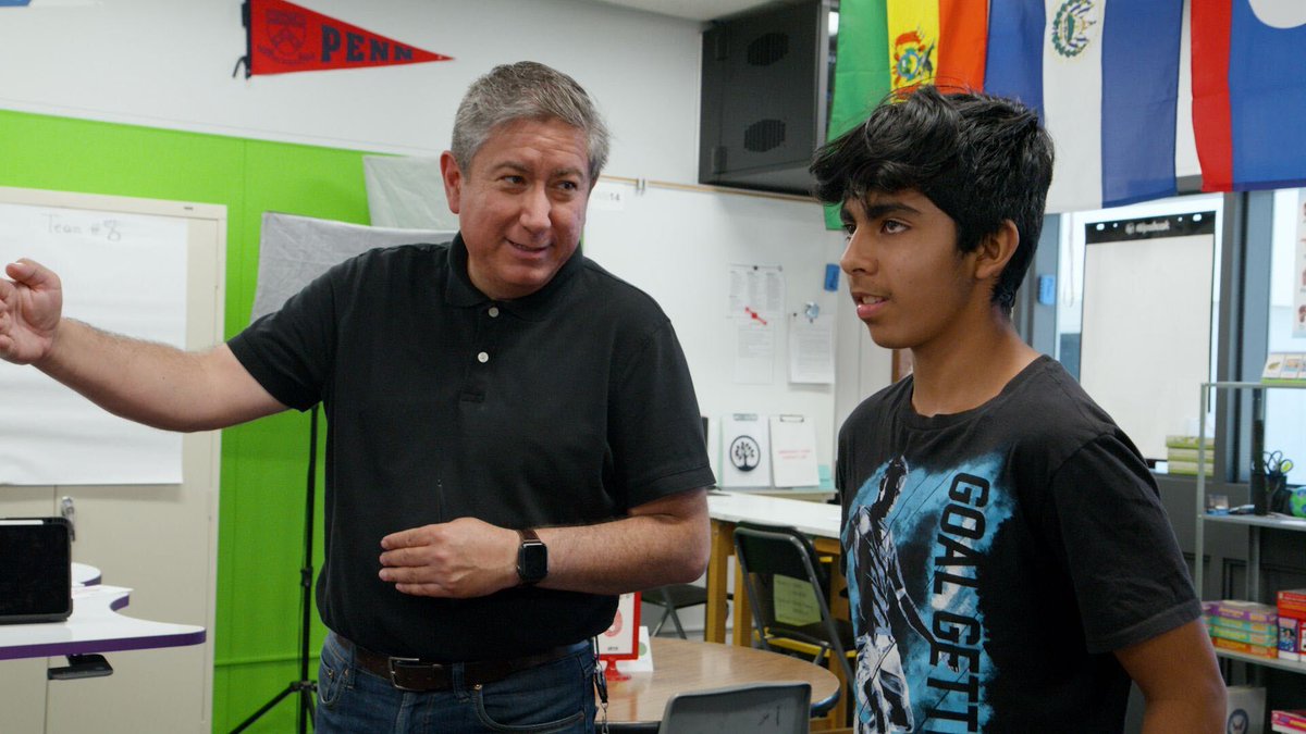 “Language is tied to identity. You don't have to give up your identity of who you are in order to learn English.” says newcomers teacher Efraín Tovar.