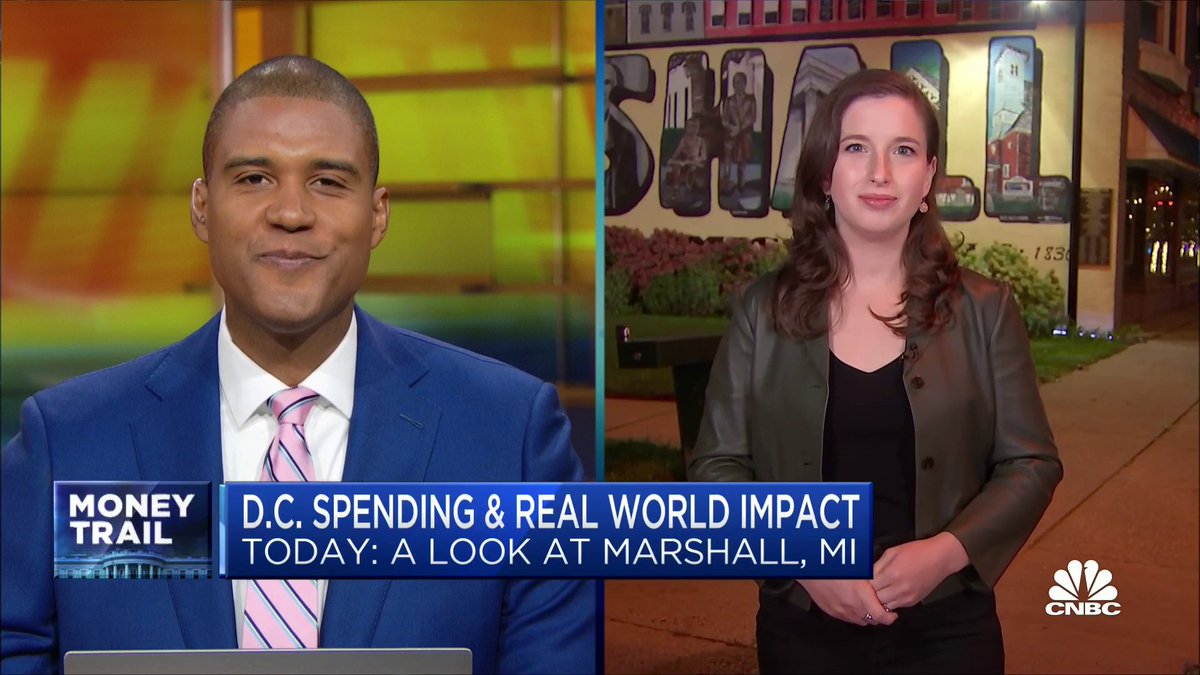 For our new series on how major legislation from D.C. is having an impact across the country, Emily Wilkins heads to Marshall, Michigan, where Ford is building a $3.5 billion plant.