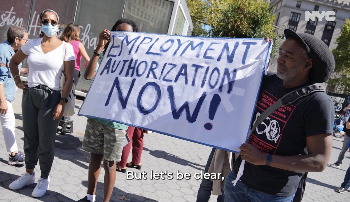 The #AmericanDreamWorks. New York City is proof that newcomers from around the world can build a world-class city. Asylum seekers need work authorization to achieve that same dream.