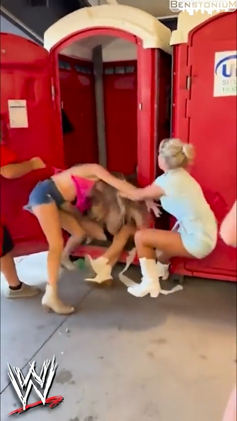 Porta-potty fight at the Pittsburgh Morgan Wallen concert remixed with WWE & Jim Ross. Mah GAWD! 🤣