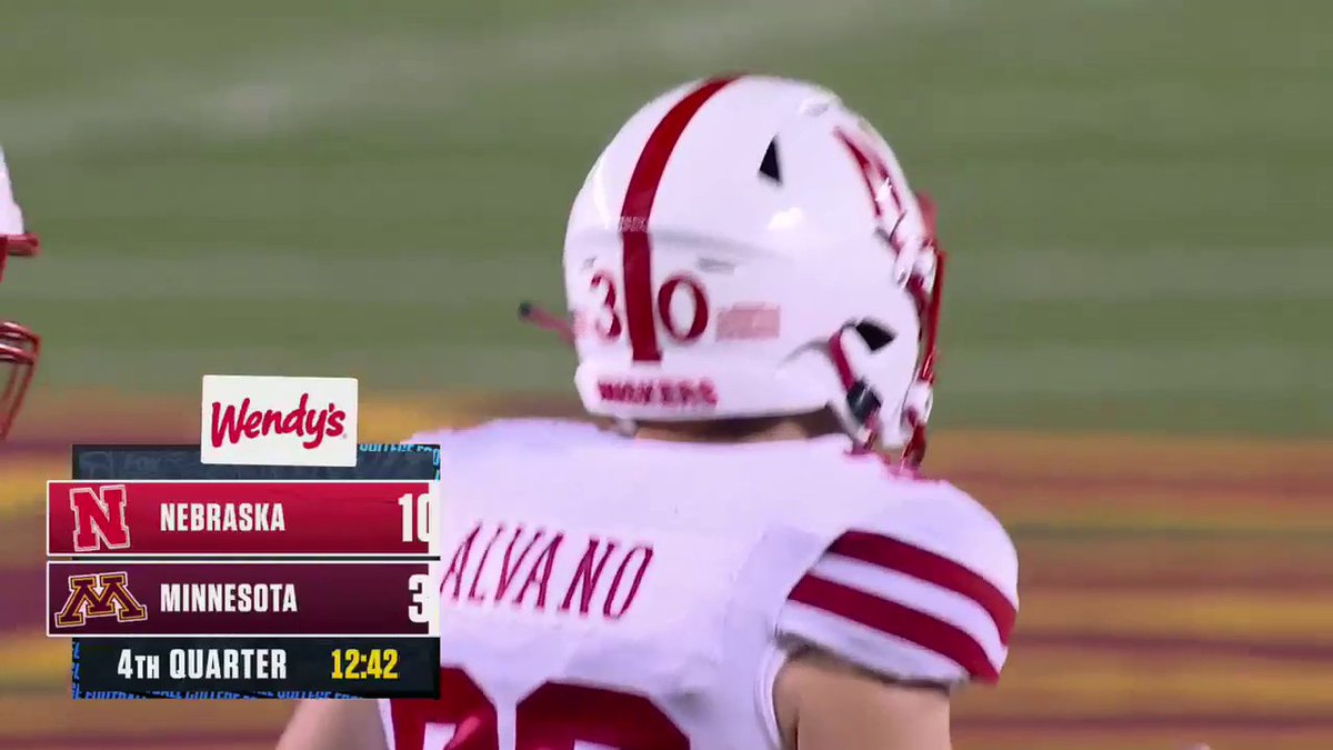 Alvano adds 3 more for the Huskers! 🔥 Tristan Alvano x Nebraska Football