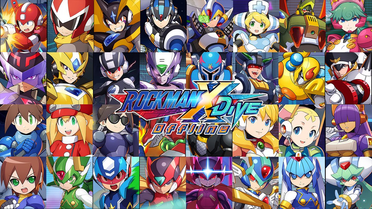 「X DiVE」が追加課金不要の手軽なオフライン版になって登場!! Steam、iOS、Android版 『ロックマンX DiVE オフライン』本日発売! 最新PV公開! テーマソング「Recognize」です! #ロックマンXDiVE #プレーヤさんがやるのです!