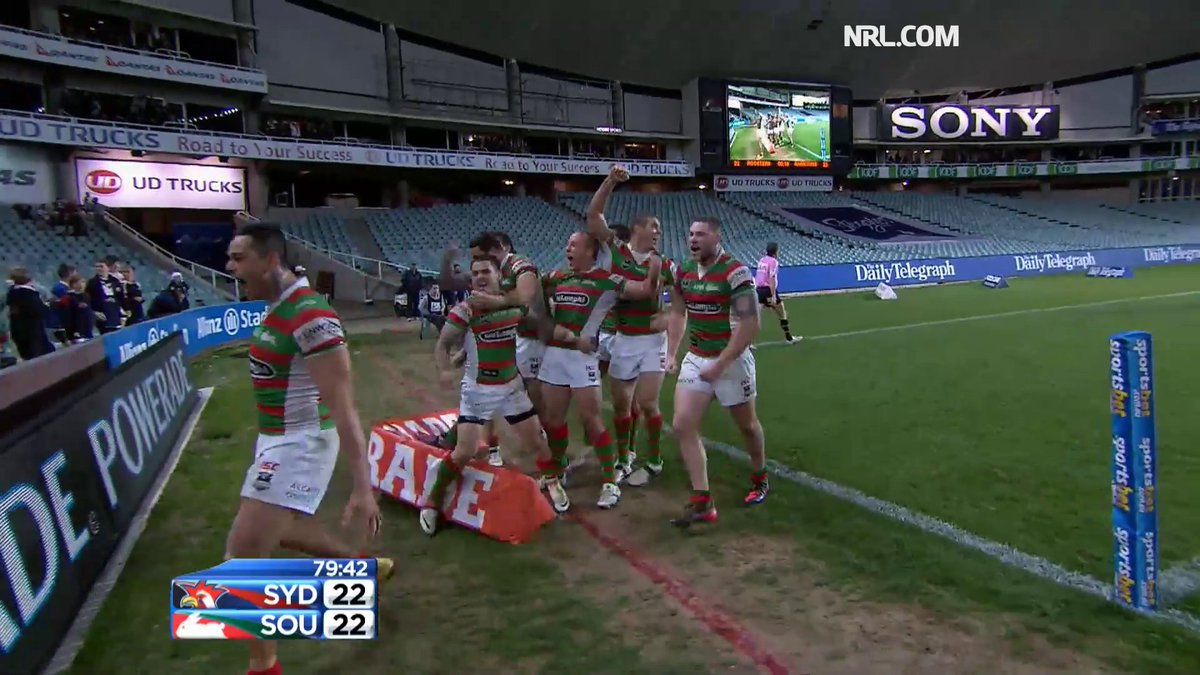 "You can take me now, I have seen it all!" 🐰🐓 #NRLThrowback