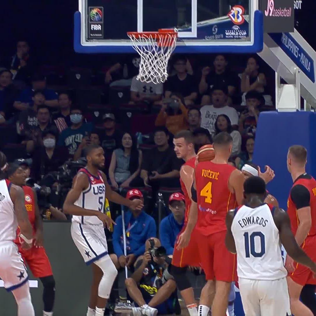 Josh Hart euro ‼️ 📺: #USABMNT vs. 🇲🇪 is live on ESPN2 #FIBAWC | #WinForAll