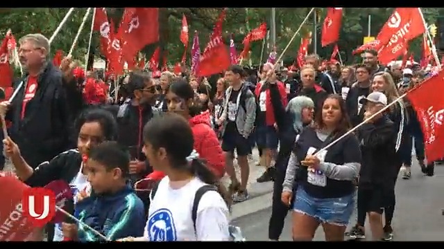 "What a time to fight for workers, what a time to build worker power," Unifor National President Lana Payne 🇨🇦🇨🇦🇨🇦 says as #Unifor celebrates its 10th anniversary this Labour Day. Never doubt, not for one second, the power of organizing, the power of #solidarity #canlab