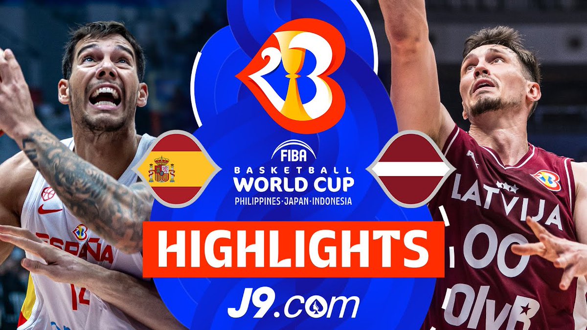 📺 The Cinderella story continues for Latvia, as they bring down Spain in the second round. 🇱🇻 #FIBAWC x #WinForLatvia