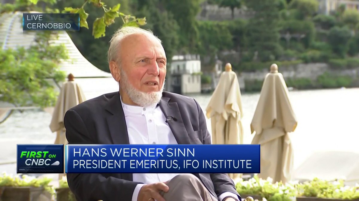 Germany is the sick man of Europe, said Hans-Werner Sinn, president emeritus of the Ifo institute