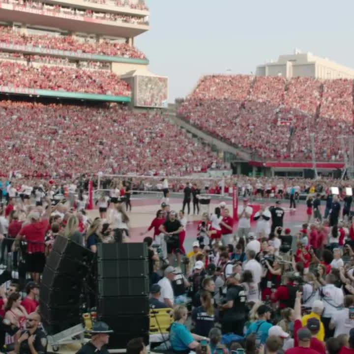 Something as cool as that Nebraska Volleyball Tunnel Walk deserves another look. 👀