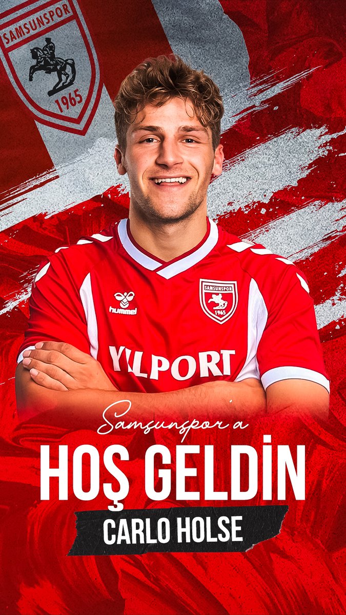 Samsunspor Ailemize Hoş Geldin Carlo Holse! 🔴⚪️ ••• Welcome to our Samsunspor family Carlo Holse! 🔴⚪ 🔗 Detaylar Web Sitemizde #Samsunspor #CarloHolse