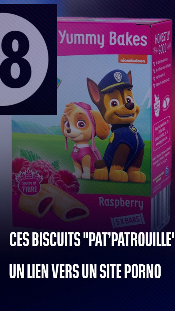 🔞 Ces biscuits "Pat’Patrouille" affichent un lien renvoyant vers un site porno et ont été rappelé dans les magasins Lidl en Angleterre