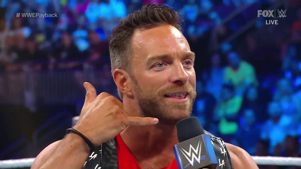 LA Knight just don’t give af 😭😭 #SmackDown