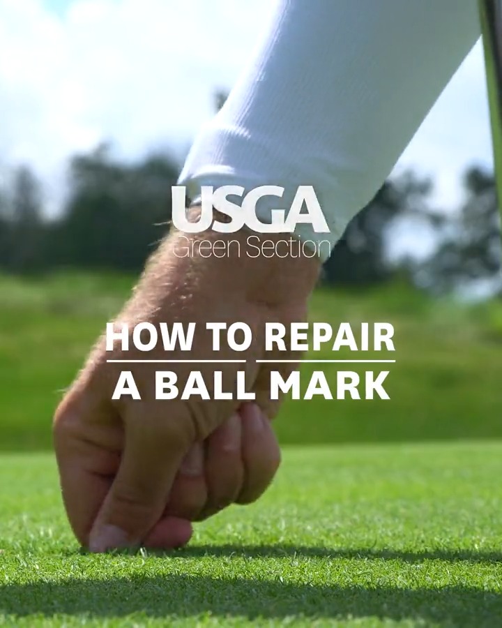 Fixing ball marks is an easy way for golfers to care for the course, but not everyone knows the right technique. Here’s how to fix ball marks like a pro!