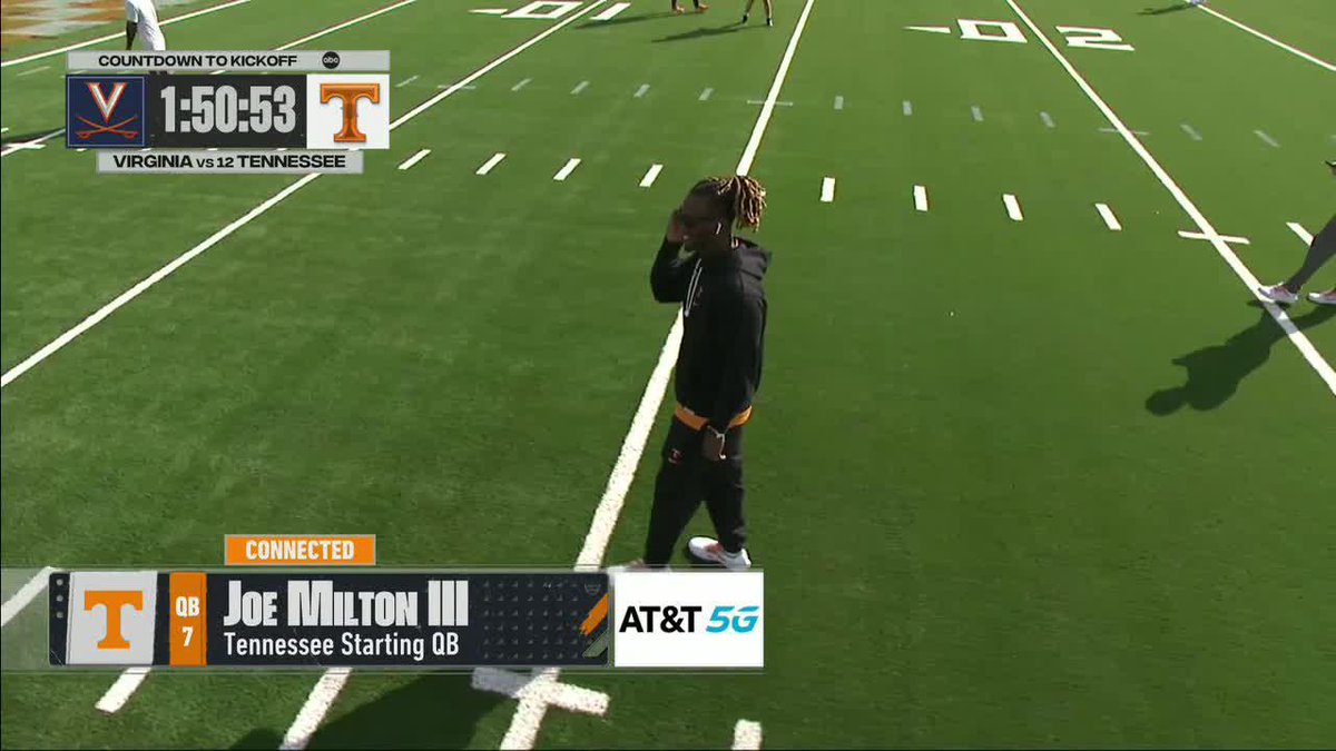 Joe Milton said he threw a football 90 yards this offseason 😮💨