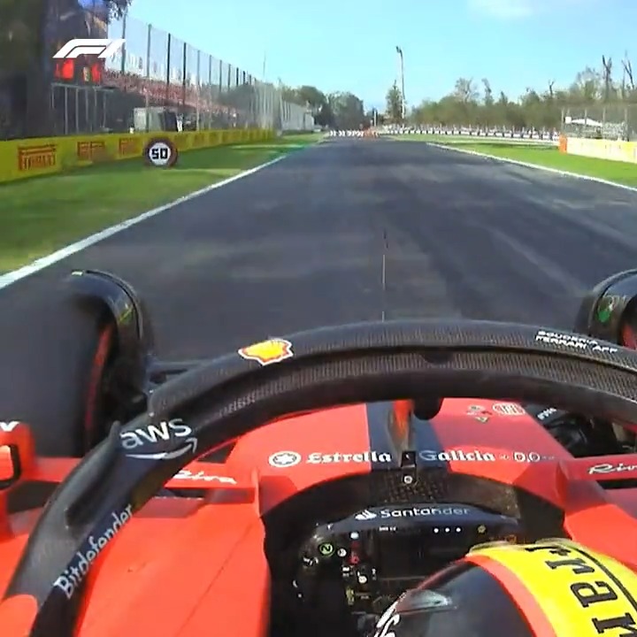 📻: "TELL ME WE HAVE IT?! TELL ME WE HAVE IT?! Carlos Sainz, we can confirm, you have it 😉 Pole position at the 2023 Italian Grand Prix belongs to you! 🙌 #ItalianGP #F1 Scuderia Ferrari HP