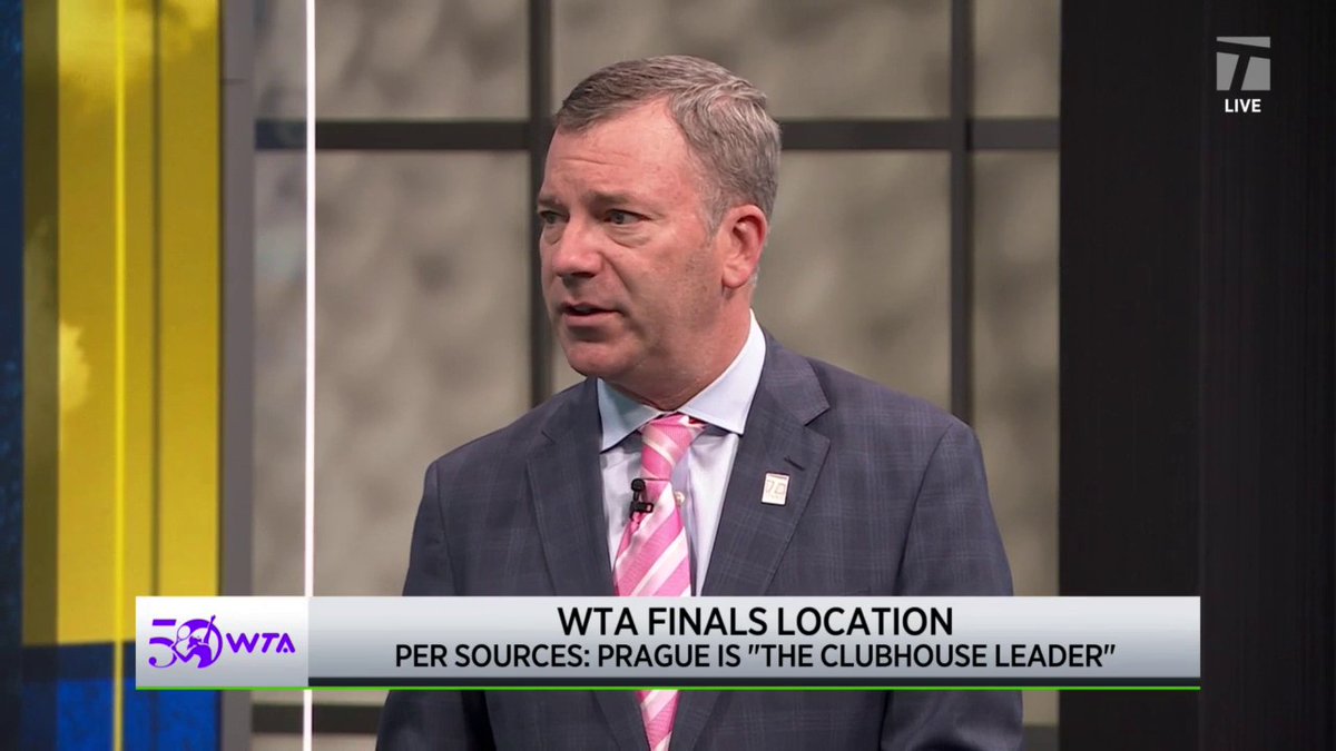 🇨🇿 Prague emerges as new favorite to host WTA Finals. #TCLive | Jon Wertheim