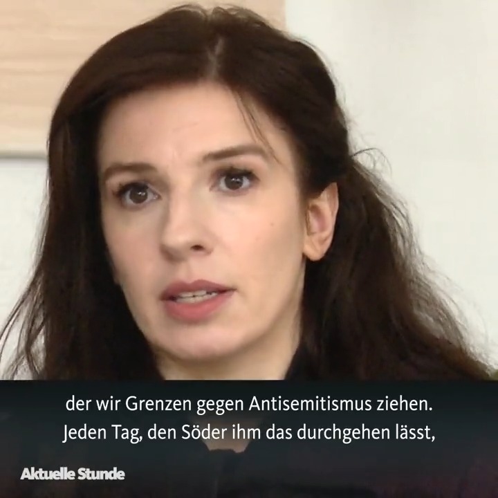 Jeder Tag den Bayerns Ministerpräsident Markus Söder mit Konsequenzen für #Aiwanger zögert, ist eine Grenzverschiebung, findet die jüdische Publizistin Marina Weisband (@Afelia).