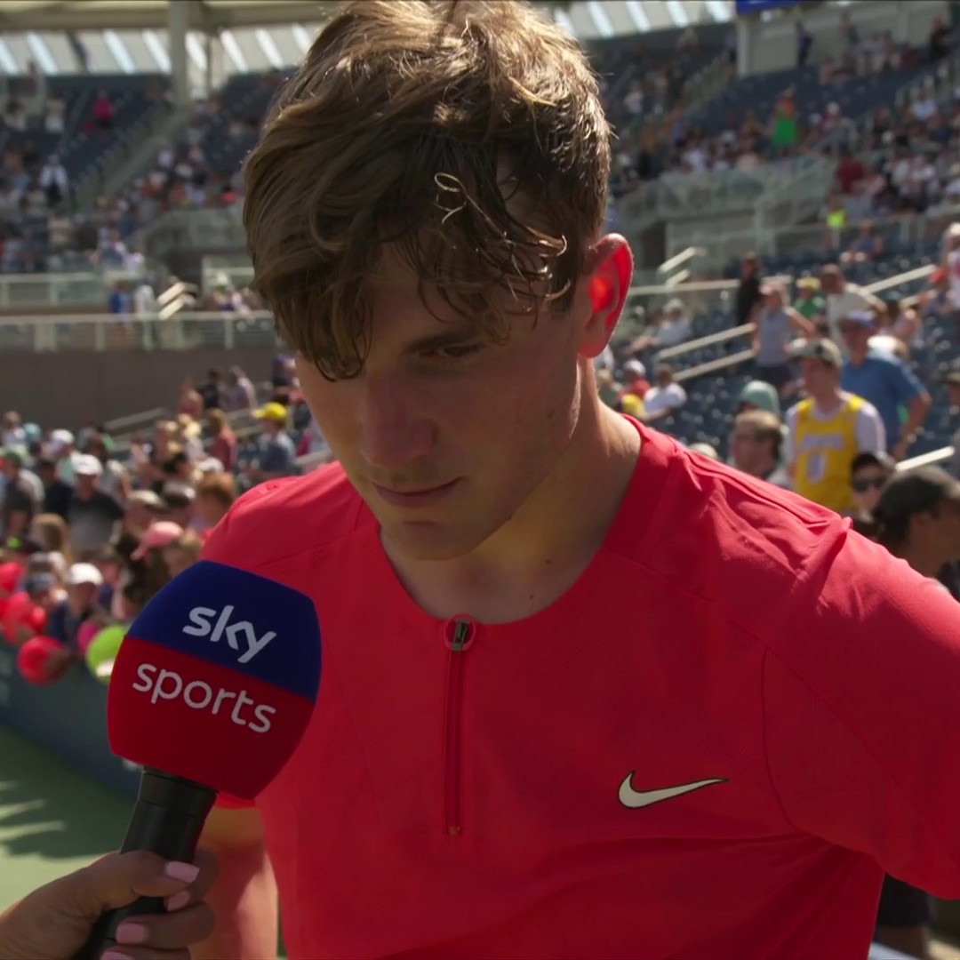 "I'm incredibly proud of myself" Jack Draper on reaching round 4 at a grand slam for the first time in his career 🇬🇧