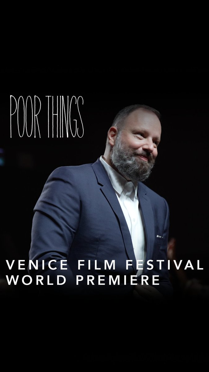 #PoorThingsFilm at #Venezia80 🎞️ The new film by Yorgos Lanthimos. In theaters December 8.