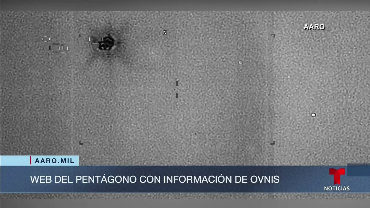 🇺🇸 | El Pentágono lanza una página web con detalles de sus avistamientos de ovnis.