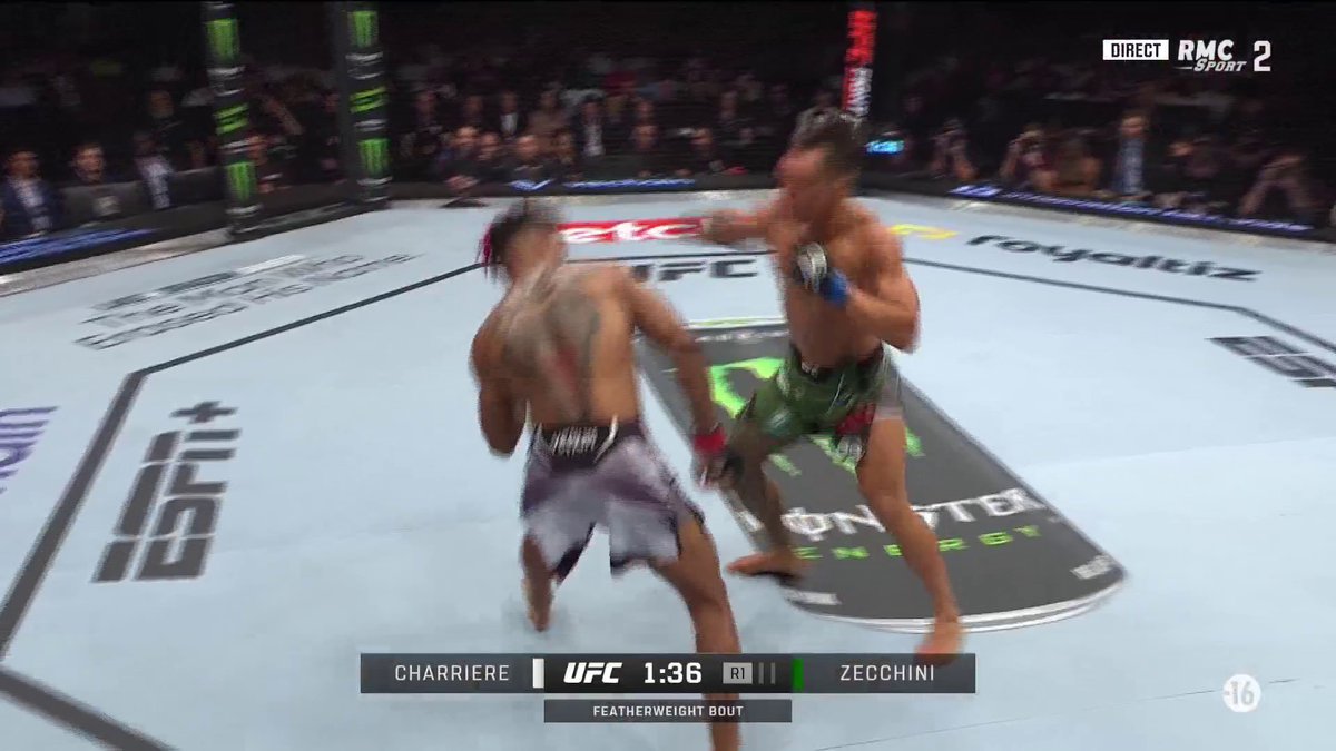 🚨🚨 MORGAN CHARRIÈRE EXPLOSE LITTÉRALEMENT MANOLO ZECCHINI 🤯🤯 KO 1ER ROUUUUND 💥 #UFCPARIS