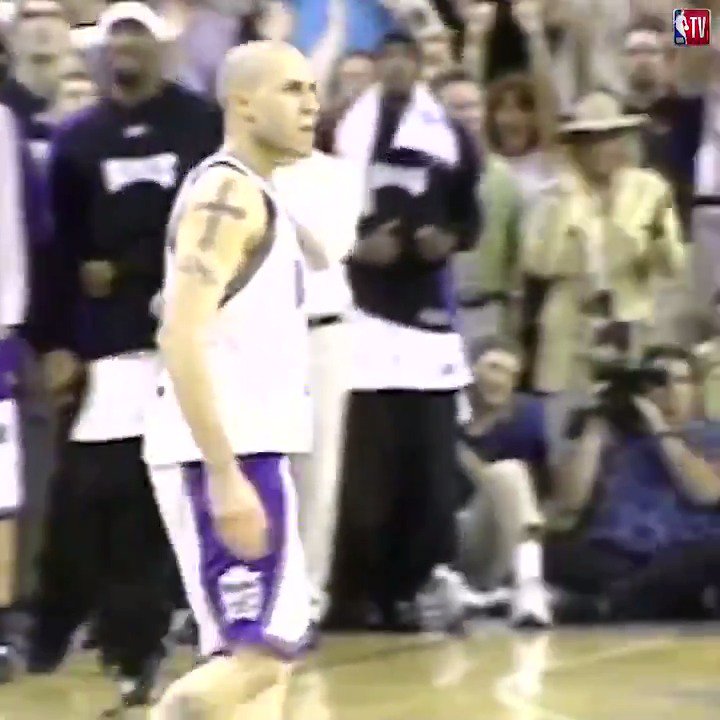 Throwback to Mike Bibby sinking this game-winner in Game 5 of the WCF 🔥 #TeamDay | Sacramento Kings