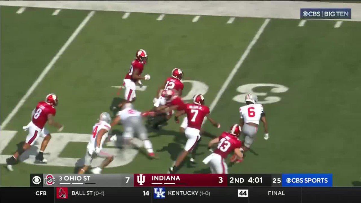 Jaylin Lucas was the 2022 Big Ten Conference return specialist of the year for a reason. 😲 jaylin lucas x Indiana Football 📺: CBS