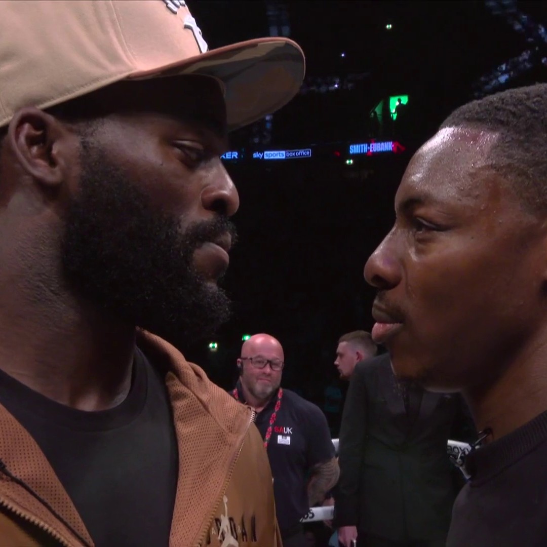 Joshua Buatsi &amp; Dan Azeez face-off in the ring! It's getting SERIOUS 🔥🥶 #BuatsiAzeez | Oct 21