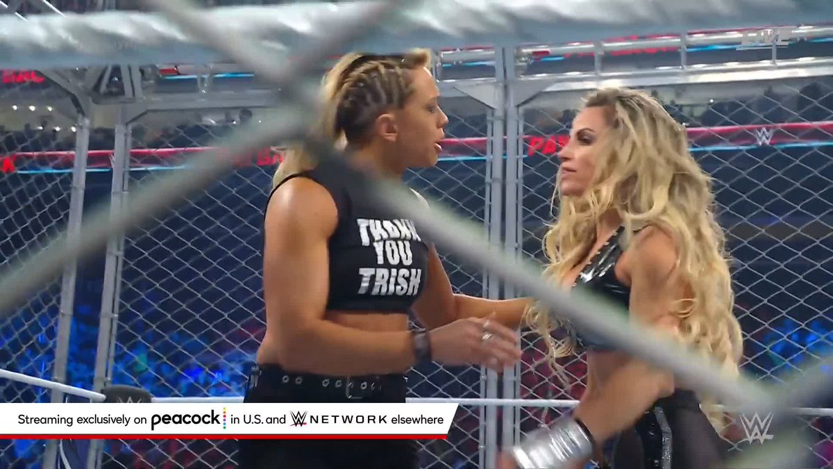 #ThankYouZoey 😲 Zoey Serrano has ended her alliance with Trish Stratus at #WWEPayback!