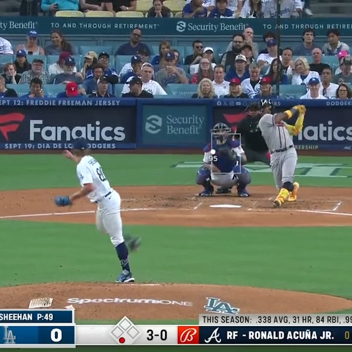 121.2 MPH off the bat of Ronald Acuña Jr.! 😱