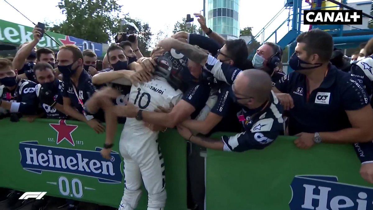 Pierre Gasly à Monza 🥹🇮🇹 C'est ça le tweet 🥲 #ItalianGP #F1