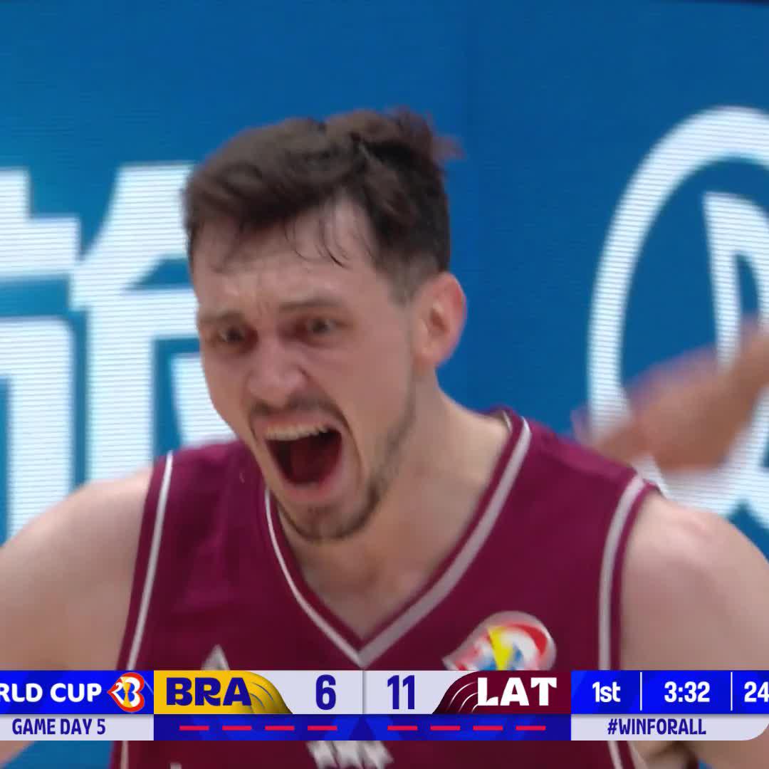101 on how to play basketball the right way. #FIBAWC x #WinForLatvia 🇱🇻