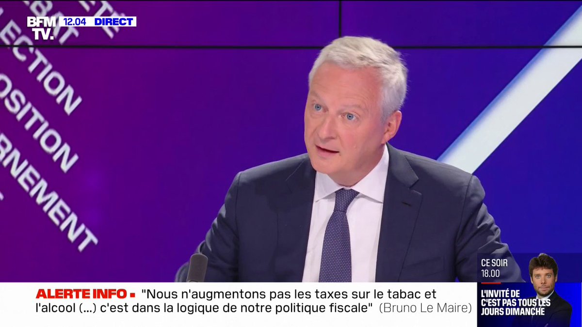 Doublement de la franchise médicale: pour Bruno Le Maire (Bruno Le Maire), "ce n'est pas un impôt ni une taxe" mais un "principe de responsabilité"